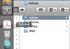 Drag Desktop Folder into Dock