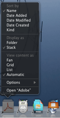 Folder Options