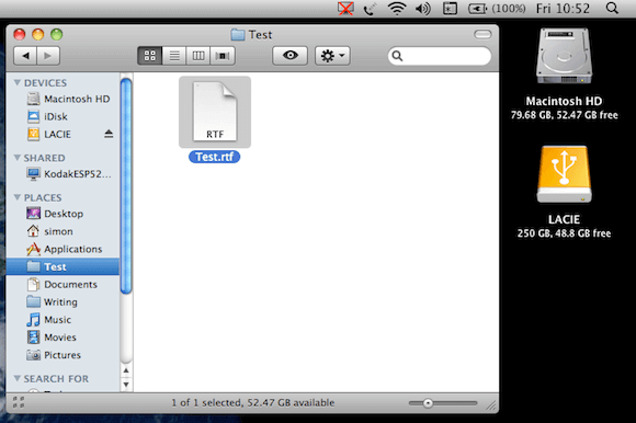 Moved File in its New Location on OS X Drive.png