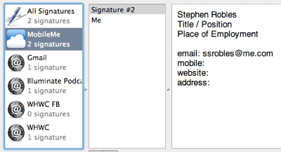 Account Signatures