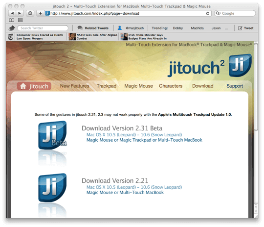 JiTouch Website