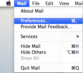 Mail Preferences