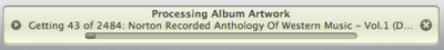 Processing Album Artwork