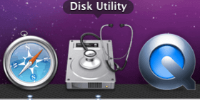 Launching Disk Utility