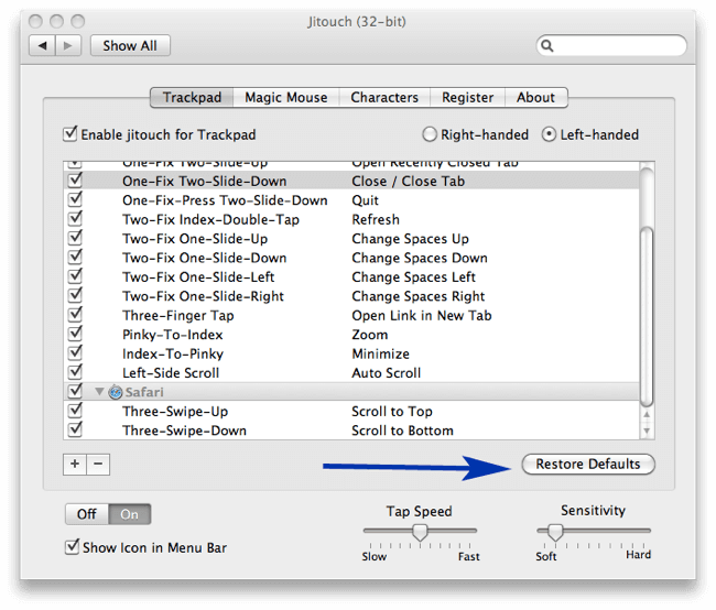 Restoring The Trackpad