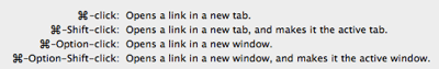 Tab Keboard Shortcuts