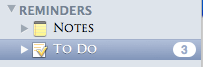 To Do in Left Column
