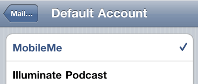 Choose Account
