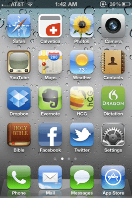 Homescreen