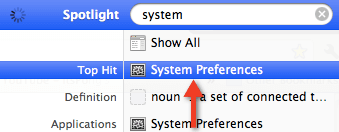 System Preferences