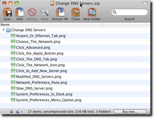 View Zip File In Mac OSX