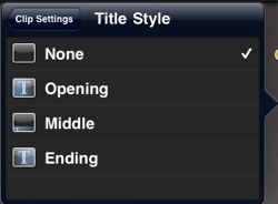 Choosing The Title Style