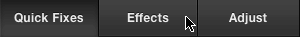 Effects Button