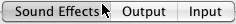 Sound Effects Tab