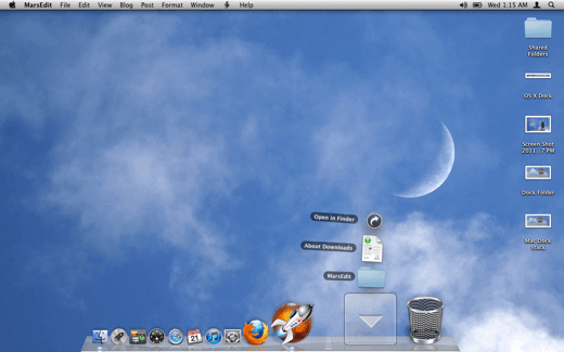Dock Fan OS X