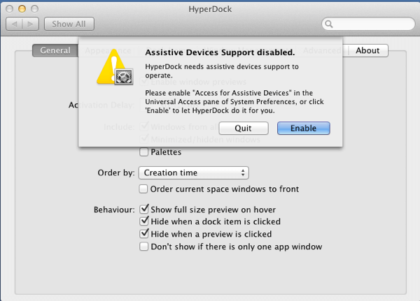 HyperDock Assistive Devices
