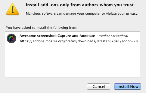 Add to Firefox Awesome