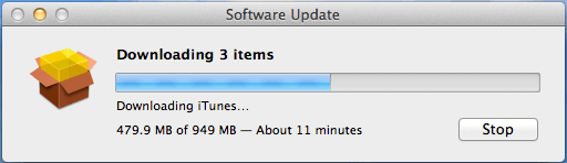 OS X Install Software Update