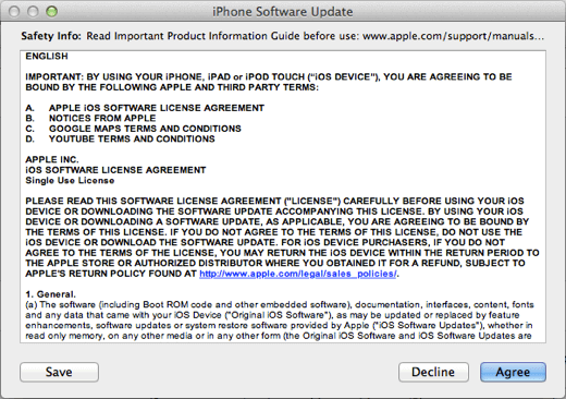IPhone Software Update