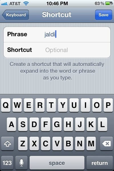 add new phrase