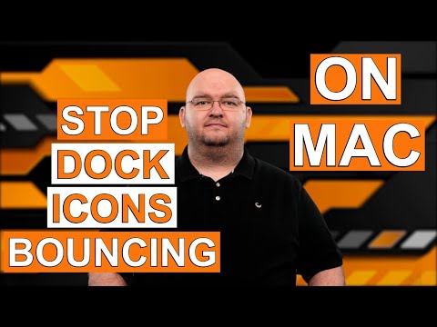 HOW TO PERMANENTLY STOP DOCK ICONS FROM BOUNCING -macOS