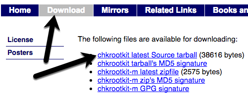 chrootkit download window