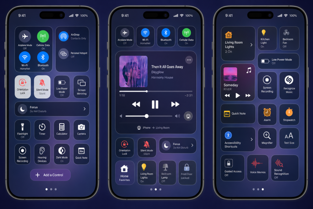 control center grid layout - Switching To Mac Control Center grid layout