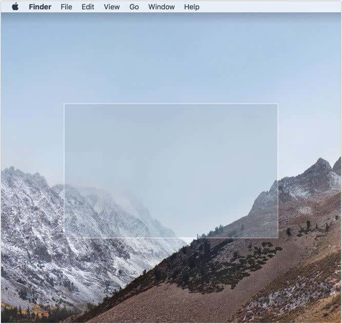 Capture screen window appearing on desktop