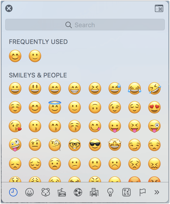 Emoji window