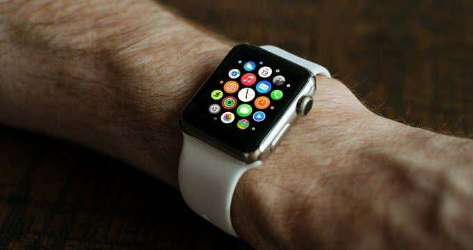 Apple Watch on someone's wrist
