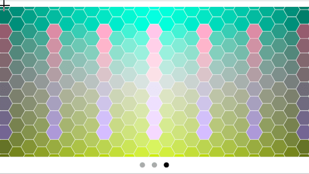 Honeycomb-like window for certain types of colorblindness