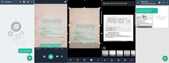 CamScanner app windows