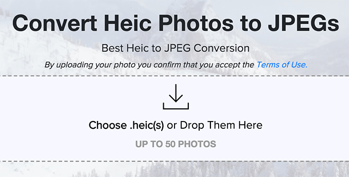 Convert Heic Photos to JPEGs window