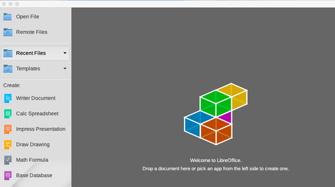 LibreOffice app window