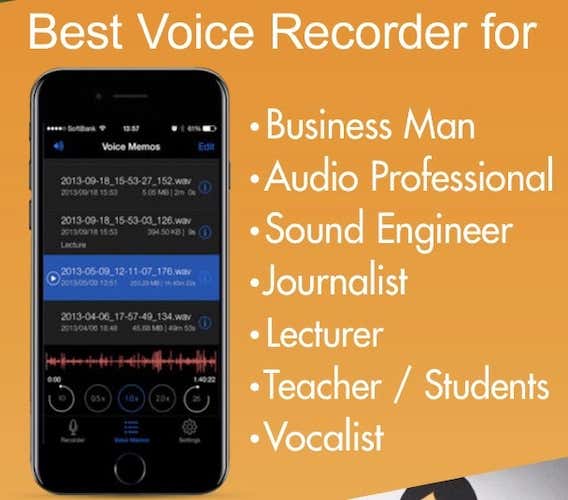 Voice Recorder HD best uses list