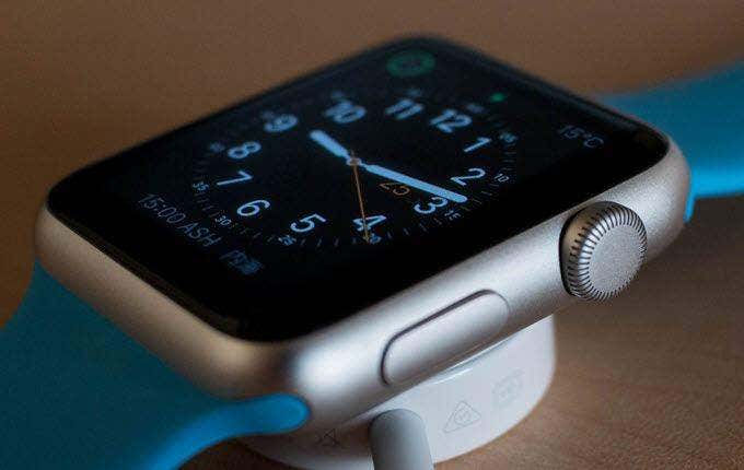 Closeup of Apple Watch
