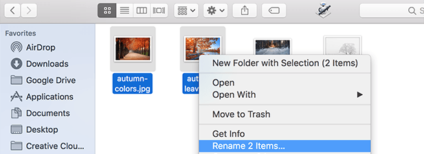how to rename files on mac step by step
