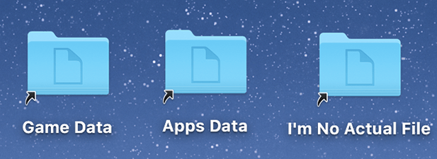 Symlinks on Mac desktop