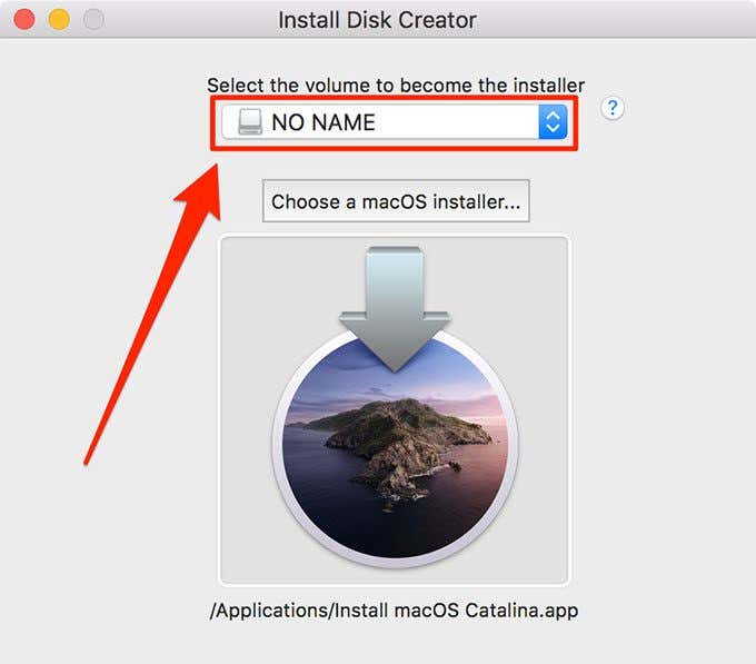 Installl Disk Creator window