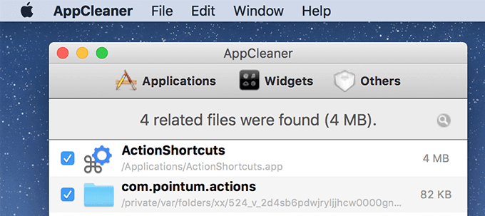AppCleaner App window