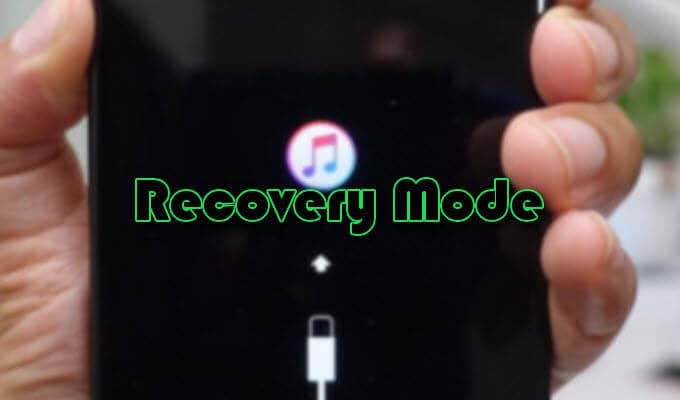 Image that says "Recovery Mode" 
