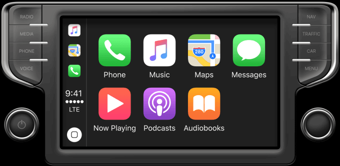 CarPlay screen 