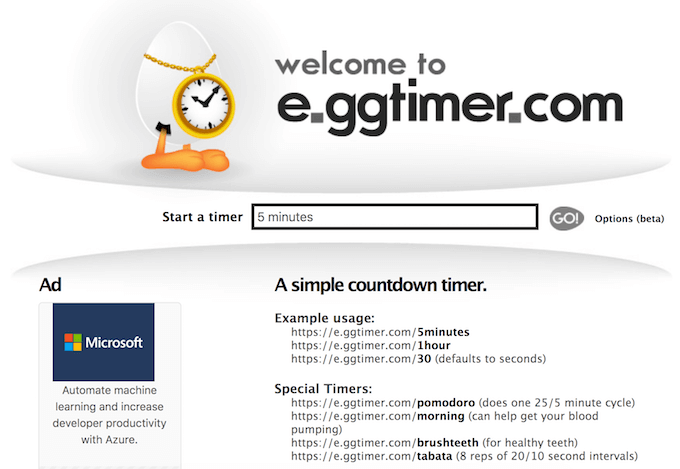 e.ggtimer.com website 
