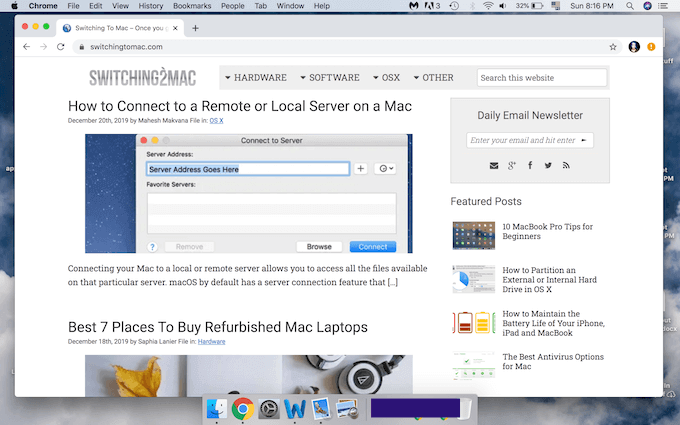 short cut for taking a screen shot mac os x