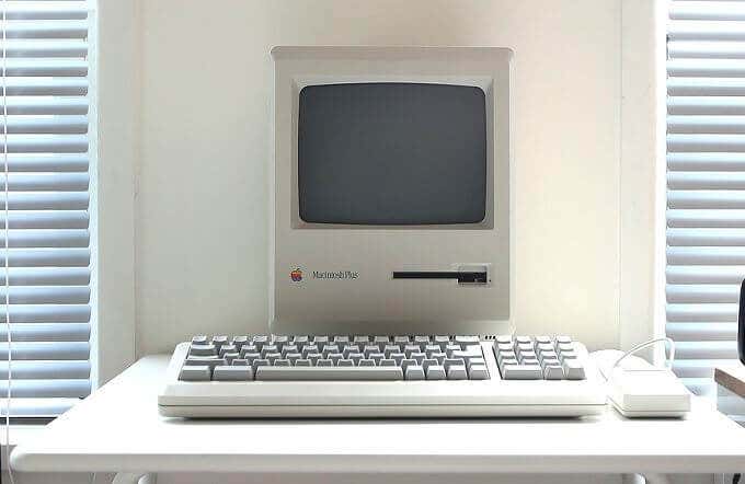 The original Macintosh computer