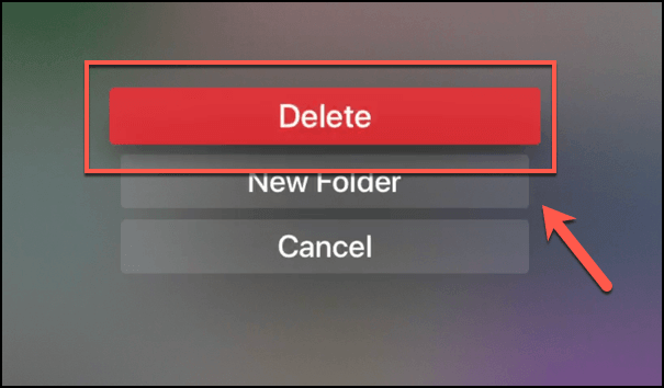 Delete button 