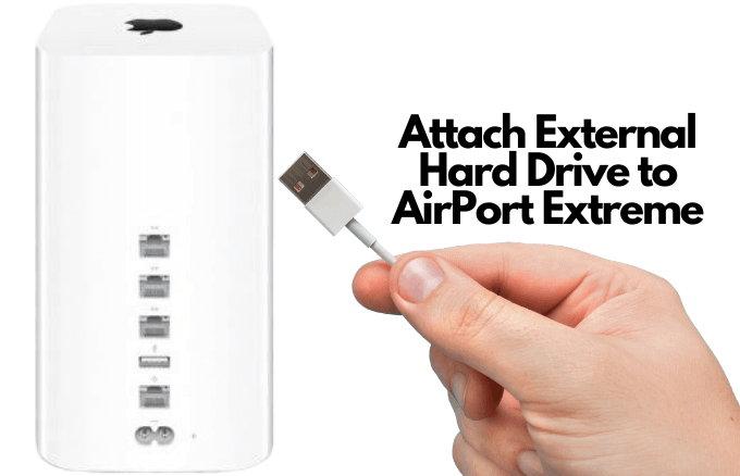 Attach External Hard Drive to AirPort Extreme