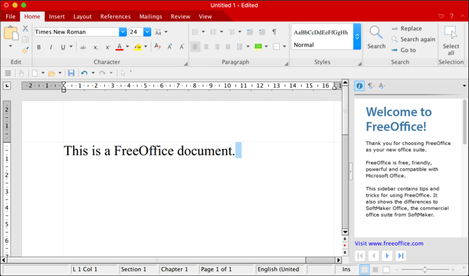 Free Office For Mac Os X