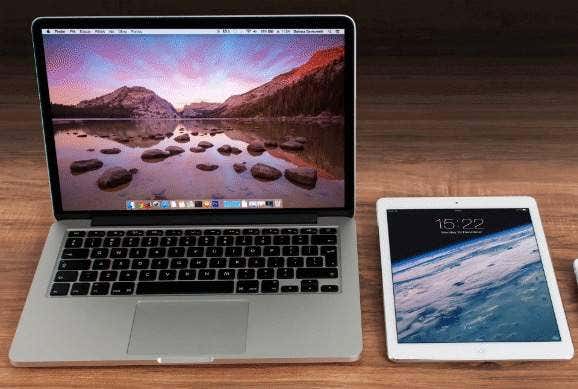 MacBook Pro and iPad