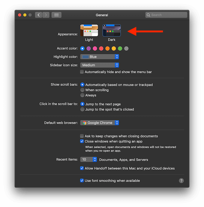 writing app for mac with night theme